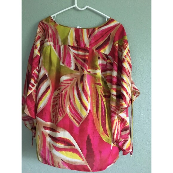J Jones New York Women's Size M Kimono/Poncho Blouse - Picture 2 of 4